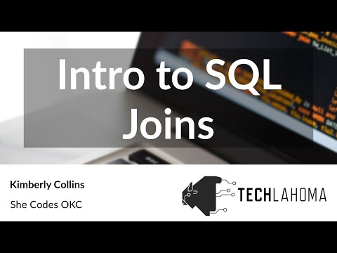 Watch Intro to SQL Joins - Kimberly Collins: She Codes OKC on YouTube