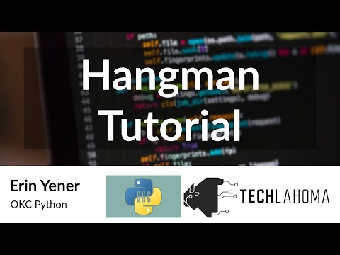 Watch Hangman Tutorial - Erin Yener: OKC Python on YouTube