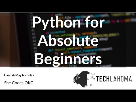 Watch Python for Absolute Beginners - Hannah May Nicholas: She Codes OKC on YouTube